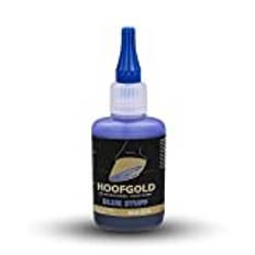 HOOFGOLD BlueStuff 50 ml – strålröta häst medium – snabb hjälp – ingen biozoid – EU-anti-doping tätning – 50 ml