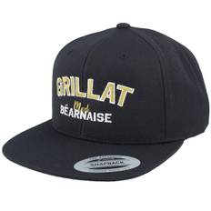 Iconic - Svart snapback Keps - Grillat Med Bearnaise Black Snapback @ Hatstore