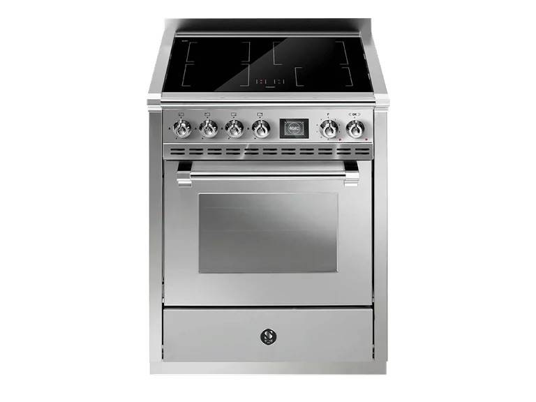 Ascot - Combi-Steam -Induktionskomfur 70 cm (1 ovn) - Rustfrit/Krom - Steel.