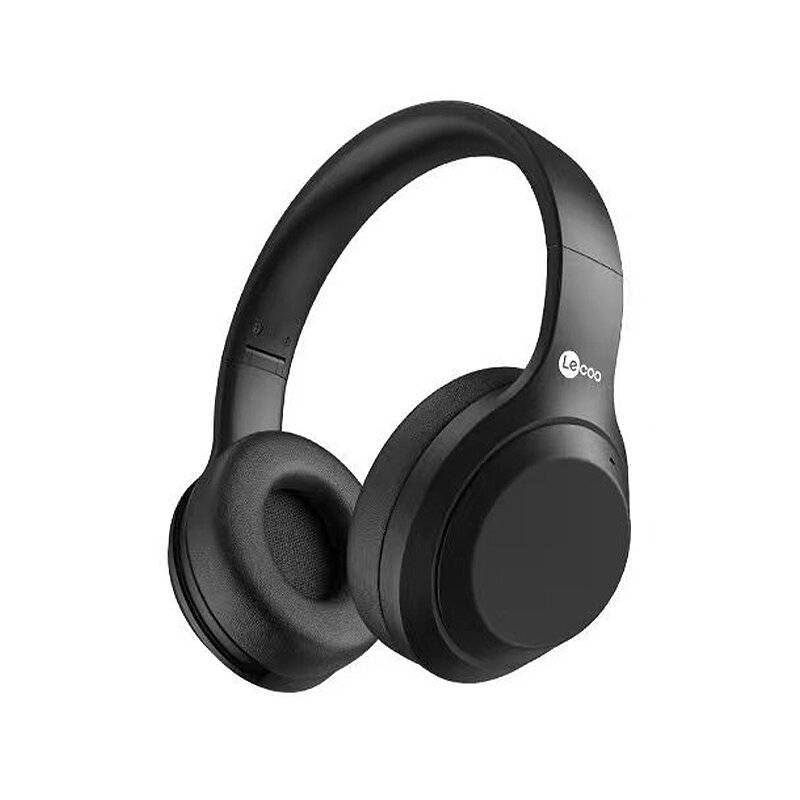 Lenovo Lecoo ES207 Trådlöst Headset bluetooth 5.2 Hörlurar 40mm Driver Djup Bas Över-ör Sports Hörlurar med Mic