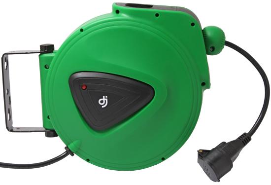 DJ TOOLS kabelopruller DKstik 20mtr 3×1,5 mm² 230V