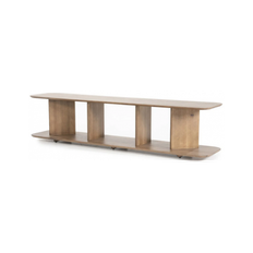 TY Tvbord i egetræ 180 x 40 cm - Brun