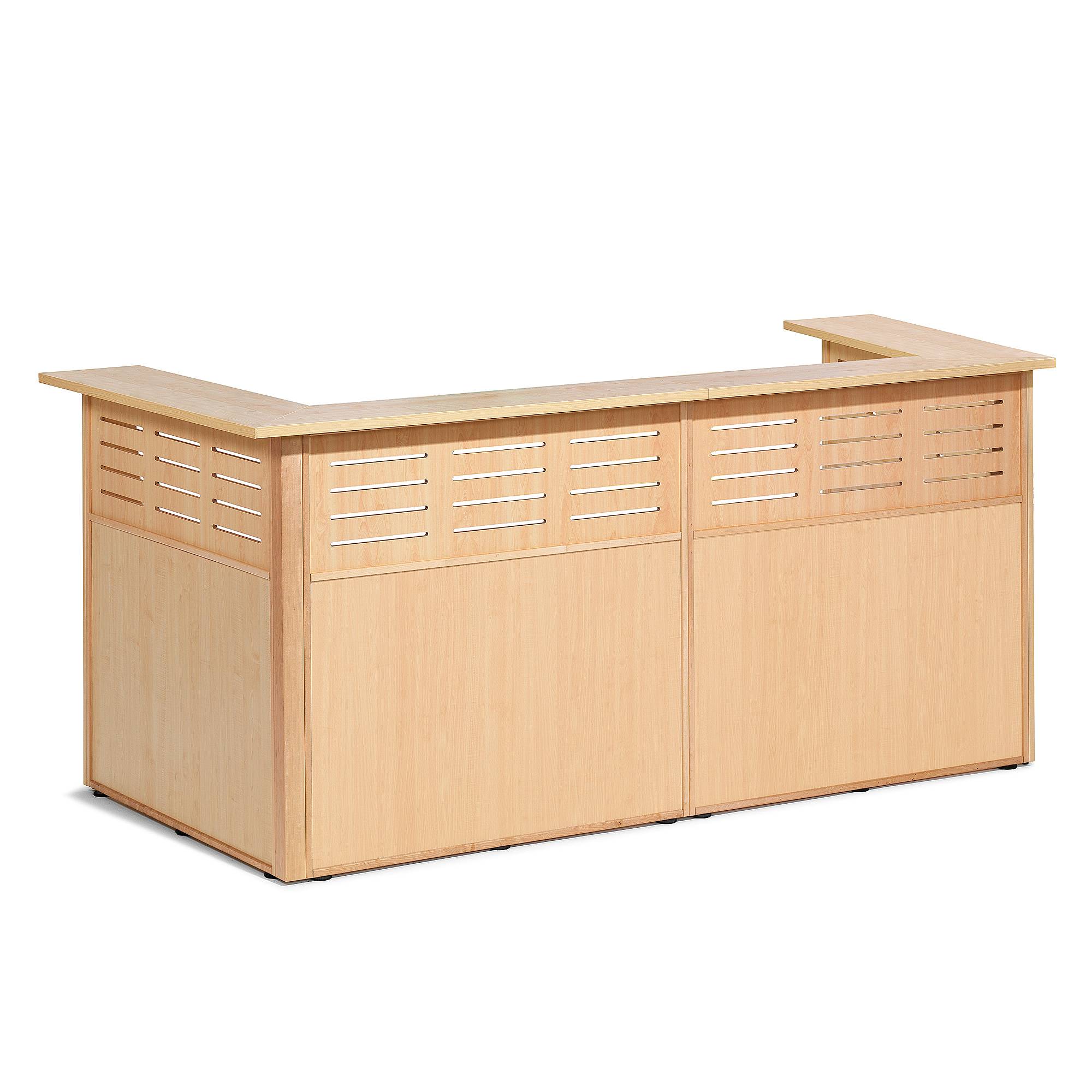 Receptionsdisk TREAT, 4 sektioner, bok