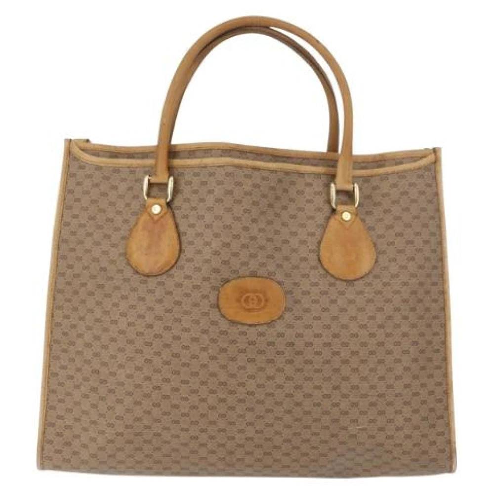 Gucci Vintage Pre-owned Vintage Tote Bag - Vintage - Dame - Beige - ONE SIZE - Uld
