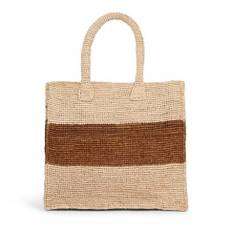 Lovelies TOTI Women handbag bags straw bags Brun