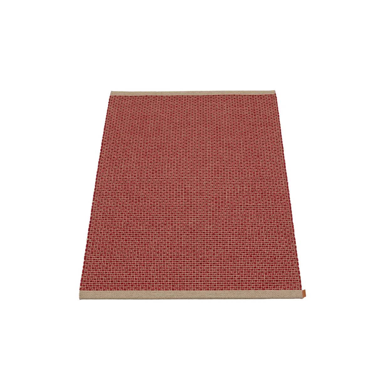 Pappelina, Vaskbar Plastmåtte NILS Dark Red 70x180 cm