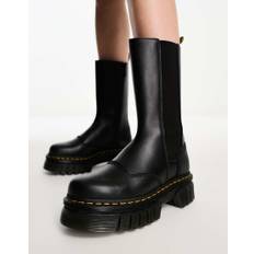 Dr. Martens - Audrick - Høje Chelsea-støvler i sort nappa-læder