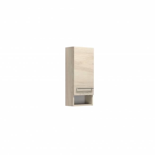 Scanbad MULTO Overskab m/1 låge 70,4x30x18 cm  Hvid elm