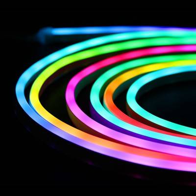 LEDlife RGBIC Neon Flex komplet sæt, Bluetooth app og fjernbetjening, inkl. montage og USB, 3W, 5V - 250 cm