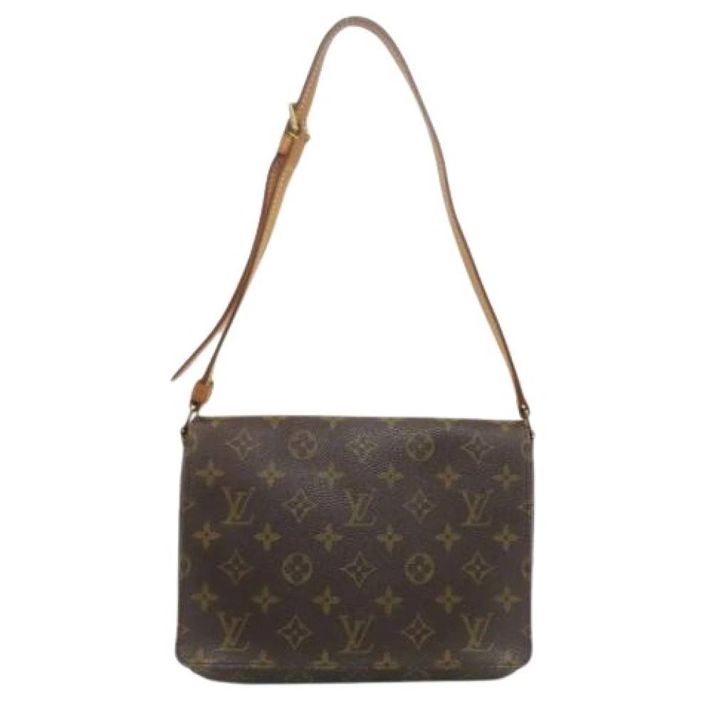 Louis Vuitton Vintage Pre-owned Vintage Monogram Skuldertaske - Vintage - Dame - Brun - ONE SIZE - Uld