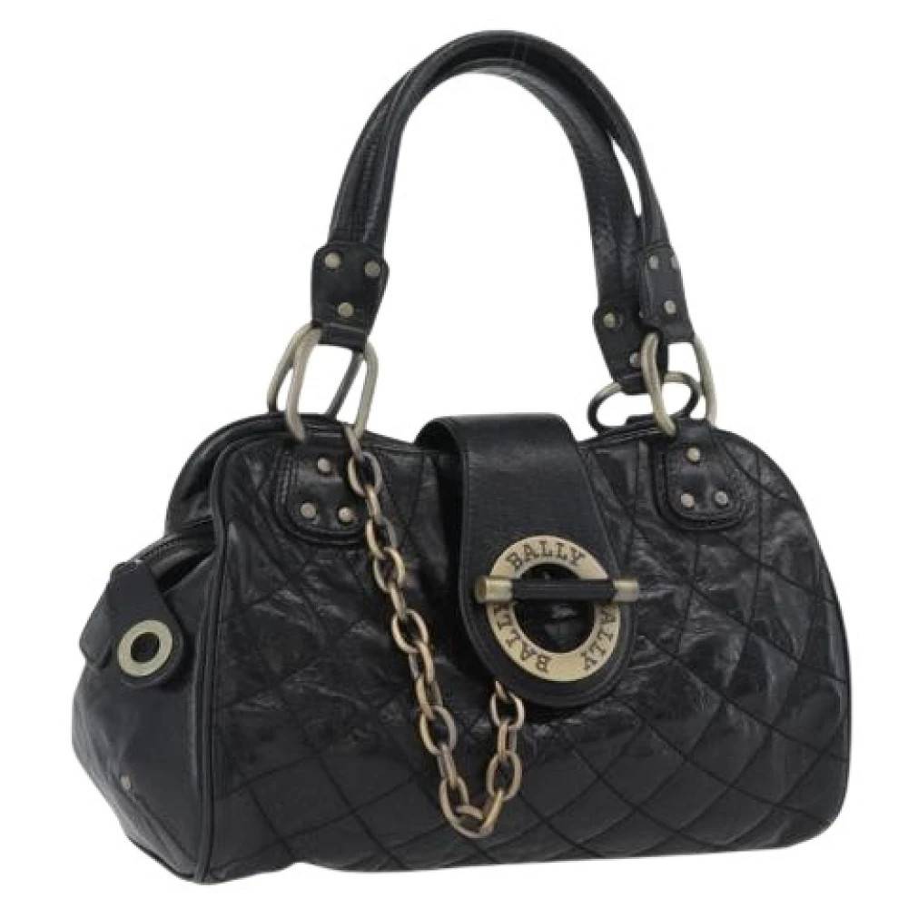 Bally Pre-owned Pre-owned Tote Bag - Vintage - Dame - Sort - ONE SIZE - Læder