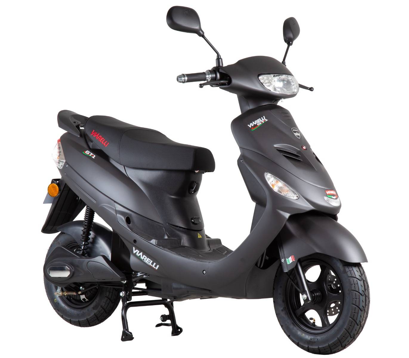 Elmoped Viarelli GT1E Mattsvart Klass 1 - 45 km/h