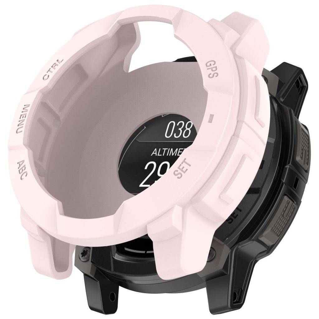 Garmin Instinct 3 AMOLED 50mm etc. Skal i silikon - Rosa