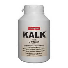 Lekaform Kalk med D-vitamin (300 tabletter)