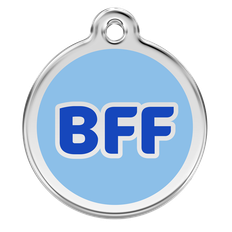 Hundetegn Best Fried Forever, Small-Lyserød