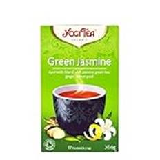 Yogi te grön jasmin te 17 påsar (paket med 6)