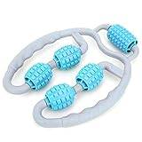 Clamp Leg Massager Handhållen 360 graders, Clamp Leg Massager All Surround Massage Relax Calv Muscle Equipment for Yoga Fitness (Blue) Yoga/Fitnesskläder