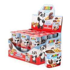 24 st Jimmy The Panda Cream Chocolate - Brödpinnar och Choklad - Hel Låda 1,25 kg