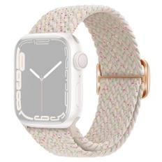 SKALO Flettet Rem Apple Watch Series 4-6 40mm - Hvid-Prikker