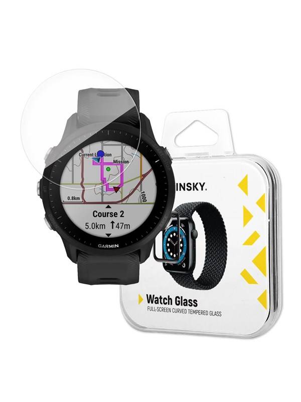 Wozinsky Full Glue Tempered Glass for Garmin Forerunner 965 (2 pcs)