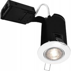 Rosetta indbygningsspot 230V LED (rund) philips, 3000K, 265lm, CRI>80, 15.000 timer, ej dæmpbar, børstet aluminium - Nordtronic