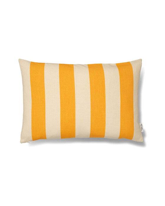 Classic Collection Striped kuddfodral orange OUTLET - Beige / Orange (L: 60 x B: 40 cm)