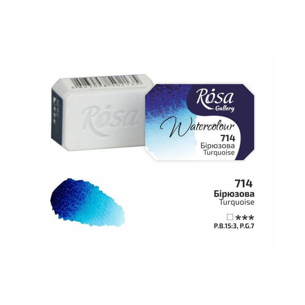 ROSA Gallery Fine Art akvarellfärger 1/1 Kopp 714 Turquoise