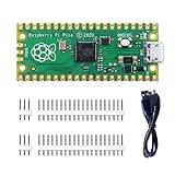 GeeekPi Raspberry Pi Pico flexibel mikrokontroller miniutvecklingsbräda, baserad på Raspberry Pi RP2040, Dual-Core Arm Cortex M0+ processor, upp till 133 MHz, stöd för C/C++ / Python