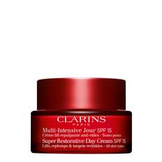 Super Restorative Day Cream Spf15 All Skin Types Fugtighedscreme Dagcreme Cream Clarins