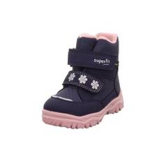 Superfit Mädchen HUSKY1 warm gefütterte Gore-Tex Stiefel, BLAU/ROSA 8030