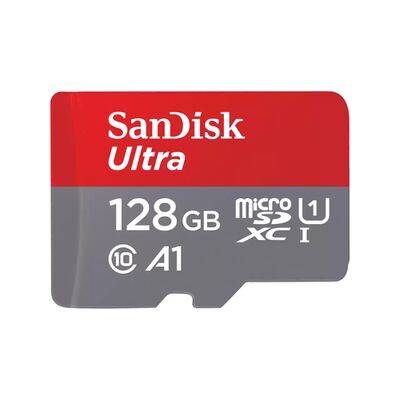 SanDisk microSDXC Card+SD Adapter A1 Class 10 UHS-I, Memory Card  128 GB 140MB/s