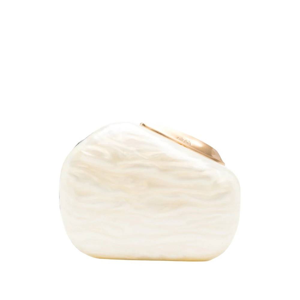 Cult Gaia Althea Clutch - Tasker - Dame - Beige - ONE SIZE - Uld