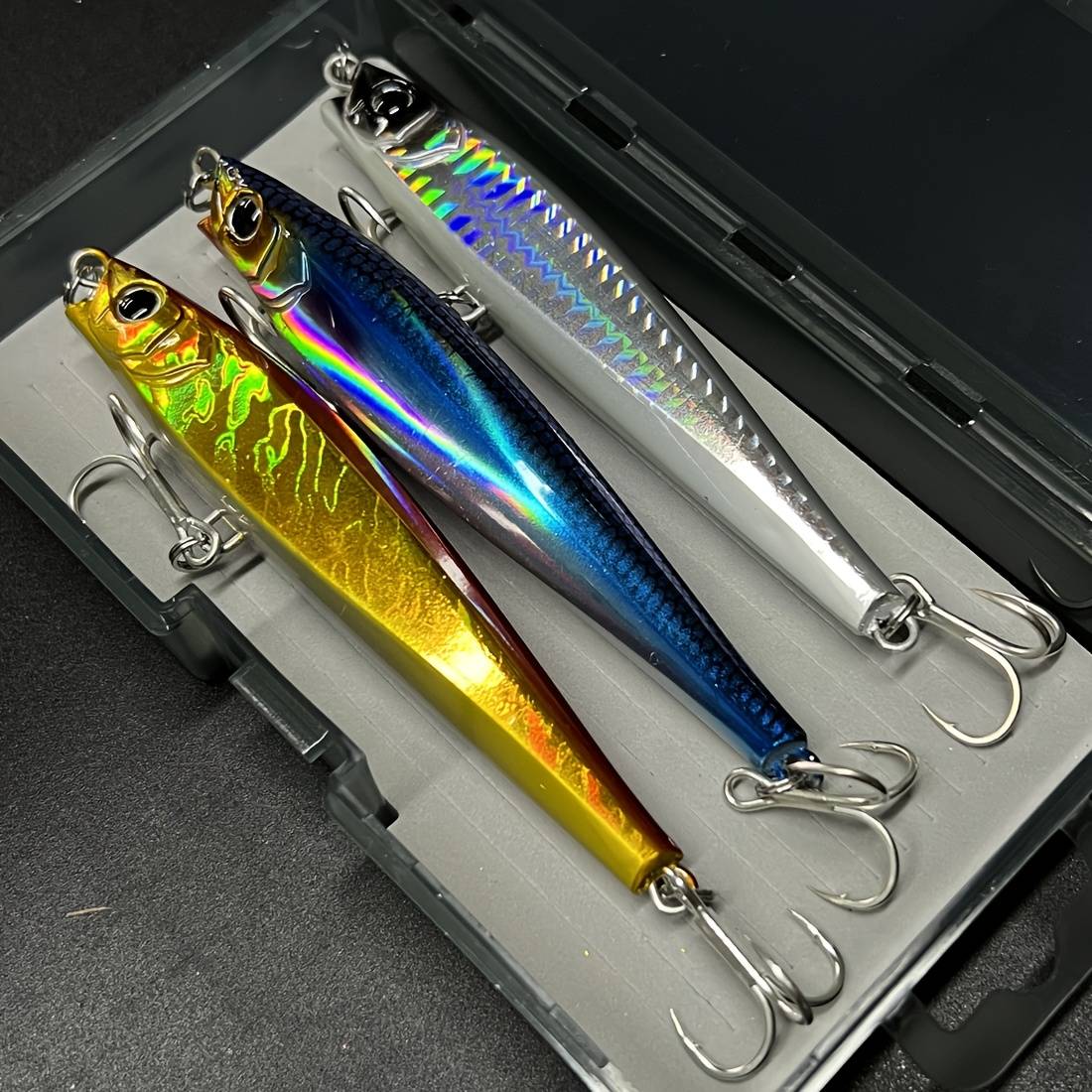 TEMU 3pcs Saltwater Fishing Lure Saltwater Lures Have The Way Kind Of Saltwater