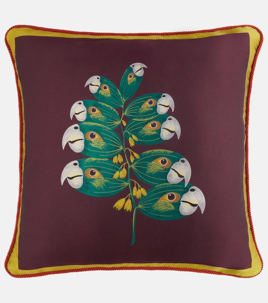 La DoubleJ Cojín Parrotstem - borgoña - Talla Única