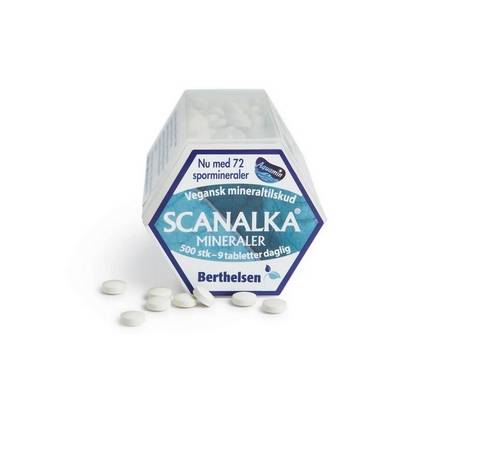 Berthelsen Scanalka Mineraler - 500 stk. - Forsegling brudt under transport