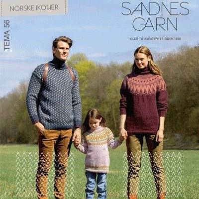 Strikkeopskrifter Tema 56 fra Sandnes Garn