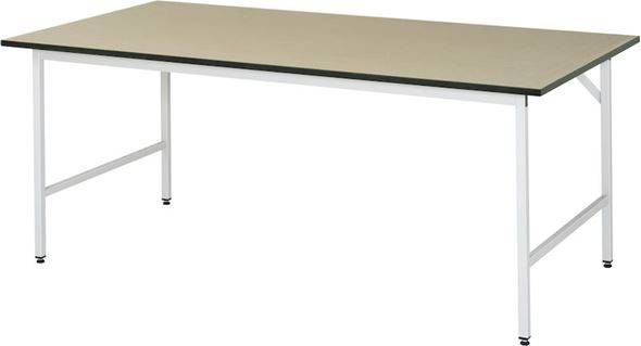 Arbetsbord Rickard, stativ 30 x 30 mm, MDF-skiva, BxD 2000 x 1000 mm,