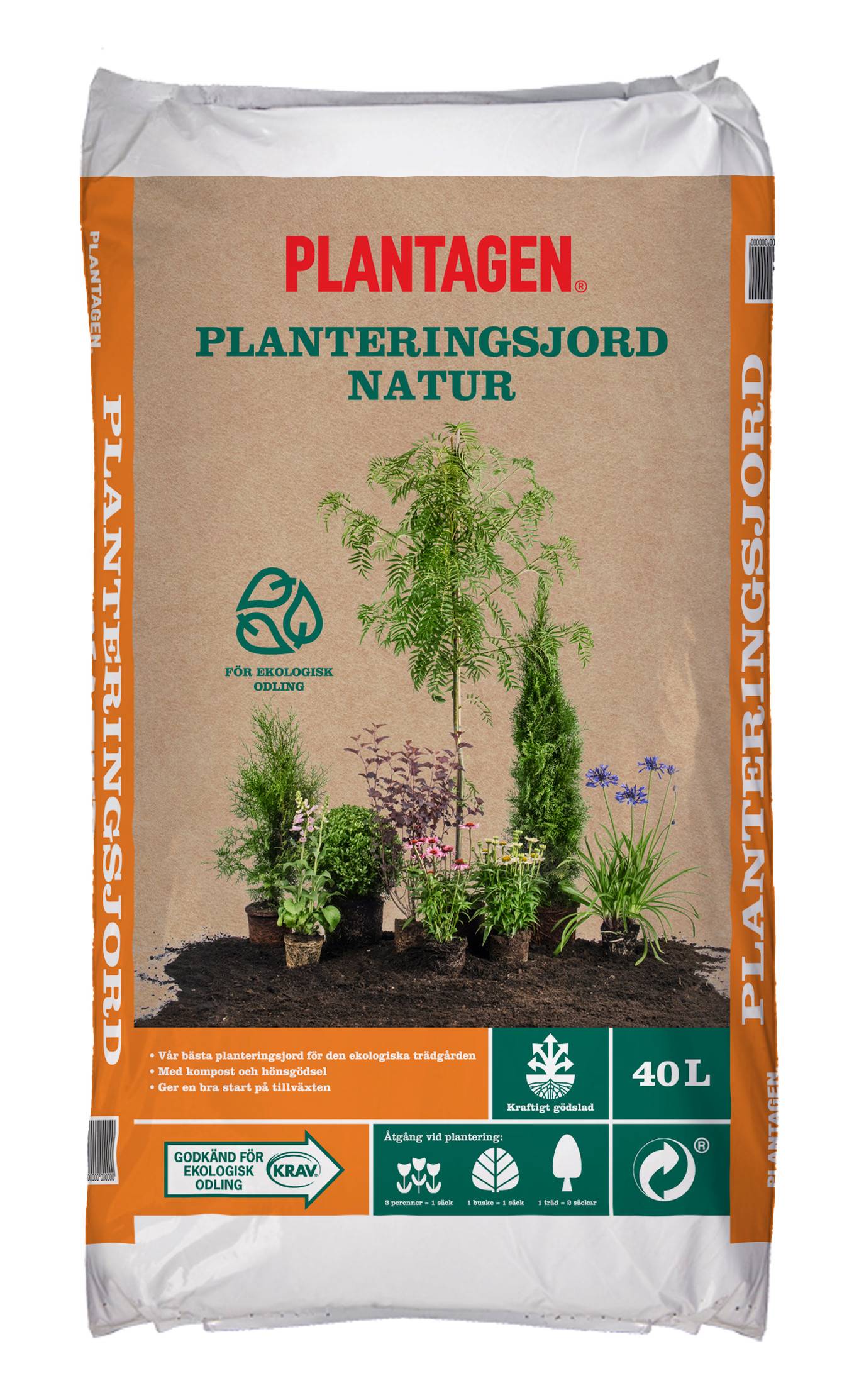 Planteringsjord Natur KRAV
