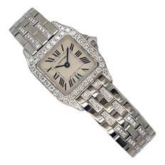 Cartier Santos Demoiselle white gold watch