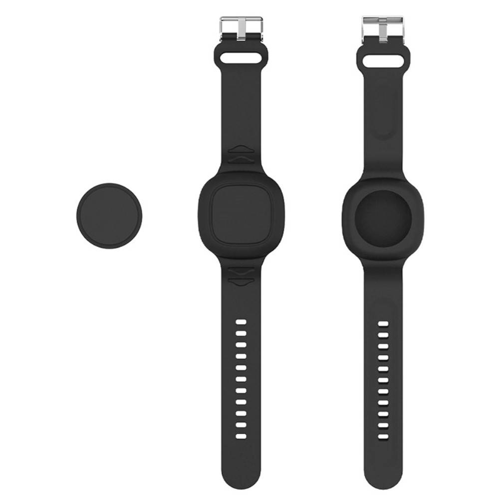Vattentätt Silikonarmband Samsung Galaxy SmartTag Svart