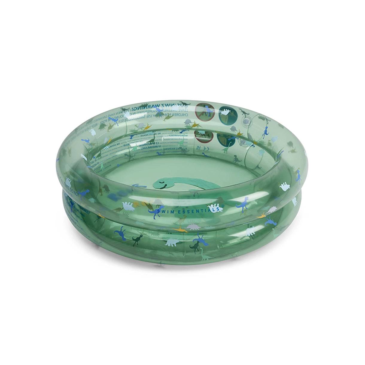 Badebassin 60 cm, Dino Blue-Green, Swim Essentials