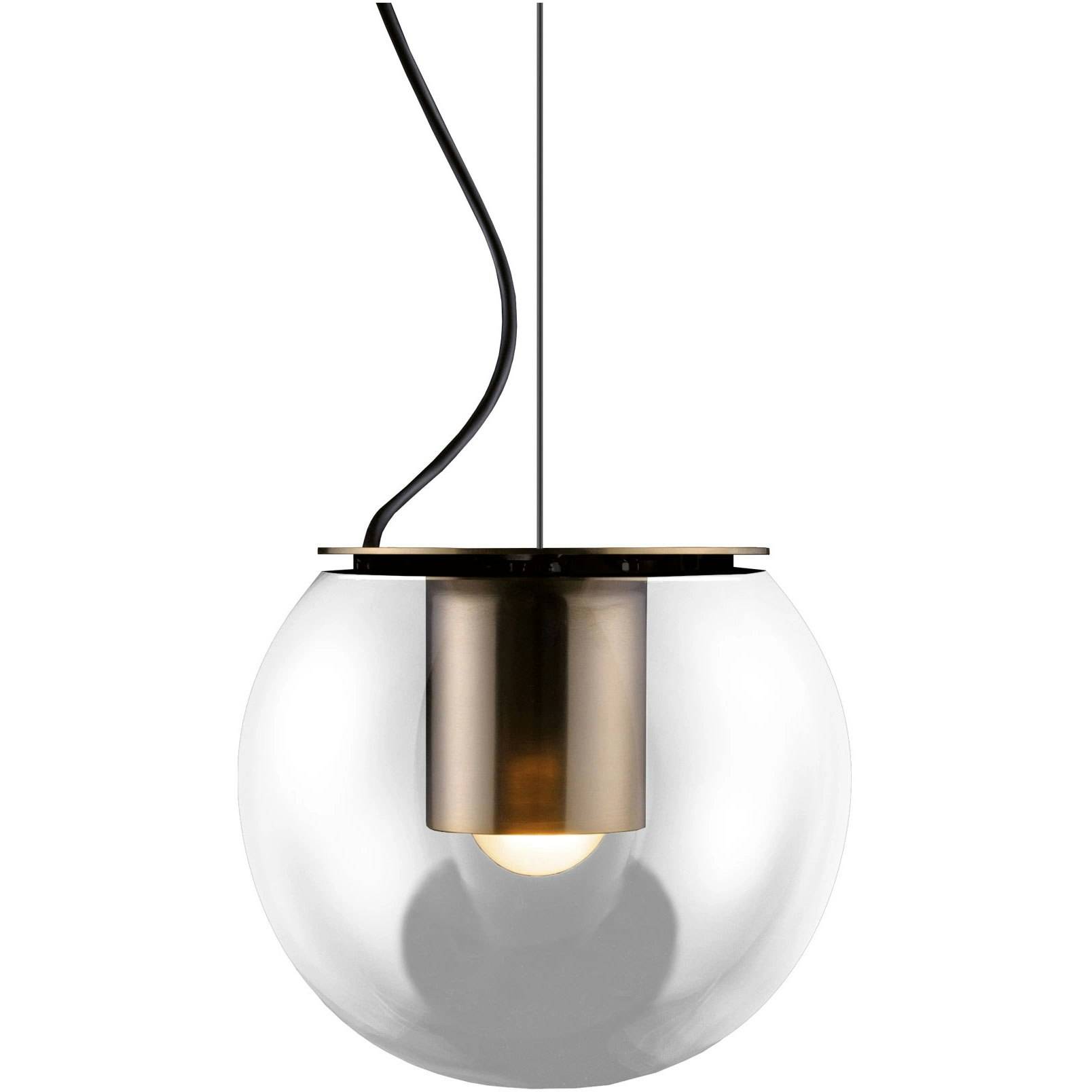 Oluce The Globe 827 Pendel / Anodiseret Bronze - Pendler Metal Satin Gold - L0827 OR.