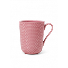 Lyngby Porcelæn Rhombe Color – Kop m. hank 33 cl. Rosa