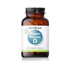 Viridian Organic Vitamin D, 60 VCaps - (D2 400iu - Ergocalciferol)