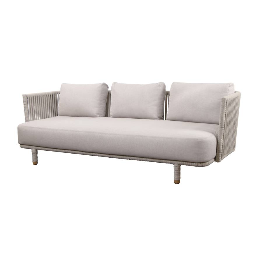 Moments 3pers.sofa incl.hynde sand soft rope air touch hynde sand