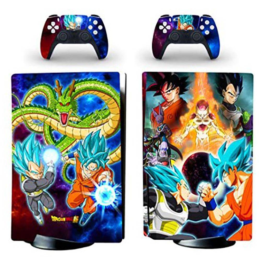 Dragon Ball Z Goku Vegeta Skin Decal for PS5 Disc Edition Console