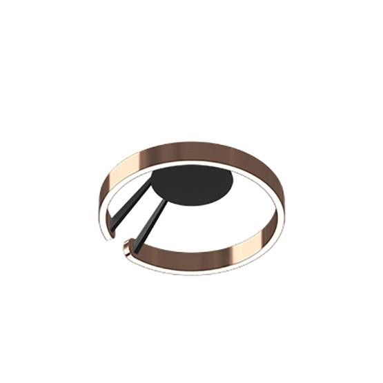 Occhio Mito aura 40 loftlampe smal, rosegold/sort