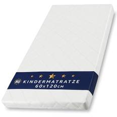 Madrass spjälsäng 60x120 cm - Barnmadrass för barnsäng resesäng sidosäng och spjälsäng barnmadrass sängmadrass för bebis och barn 60 x 120