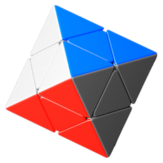 SengSo Skewb Diamond 2x2 Magnetic FTO Cube Stickerless Tiled – Face-Turning Octahedron Cube - Professorterning