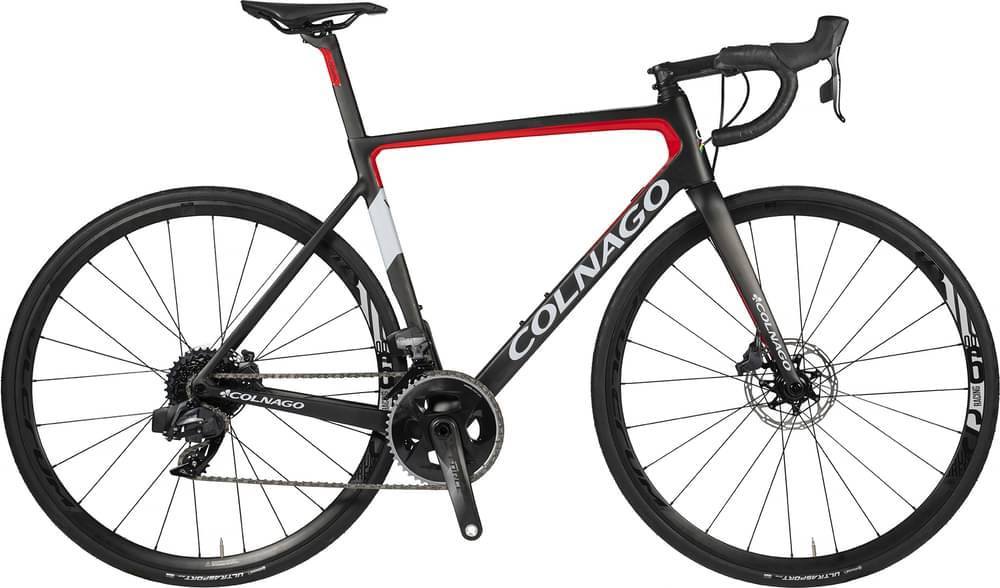 Colnago V3 2022 - Shimano 105 2x11sp - Fulcrum Racing 600 - 037 / 52 / Black-White-Red
